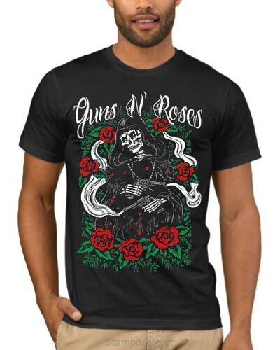 Μπλούζα με μεταξοτυπία Guns N' Roses Reaper