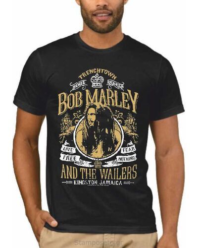Μπλούζα με μεταξοτυπία  Bob Marley And The Wailers
