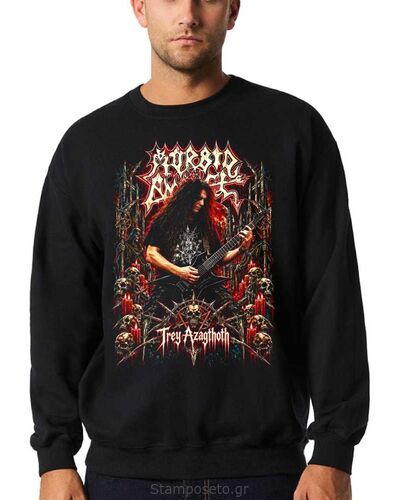 T-Shirt με στάμπα Morbid Angel Death Metal - Trey Azagthoth | Stamposeto