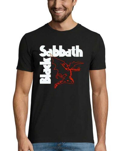 Μπλούζα με μεταξοτυπία Black Sabbath Flying Devil