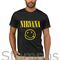 Μπλούζα με στάμπα Nirvana Smiley Face