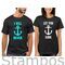 Μπλούζες για ζευγάρια Couple Matching T-shirts I Will Never Let You Sink Stylish Couple Shirts Anniversary Gift Ideas T-shirts