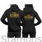 Μπλούζα φούτερ Hoodie The King and His Queen hoodies with infinity signs in SET couples sweater pair hoodies King Queen